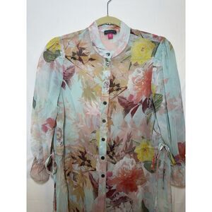 Vince Camino Women Kimono Sheer Cover‎ Upsize XS #11
